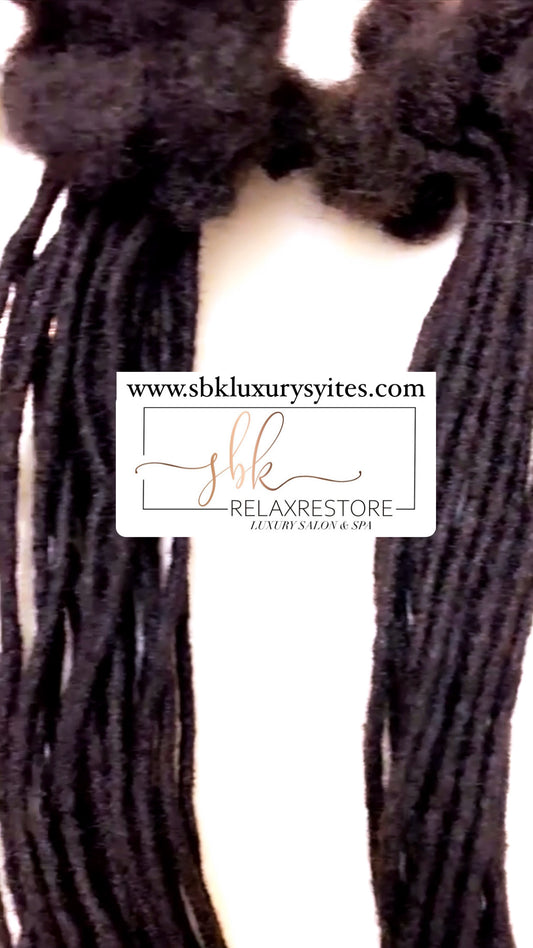 Human Hair Loc Extensions - 100ct
